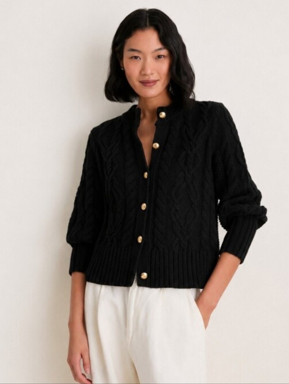 TUCKERNUCK COLETTE CARDIGAN IN BLACK
